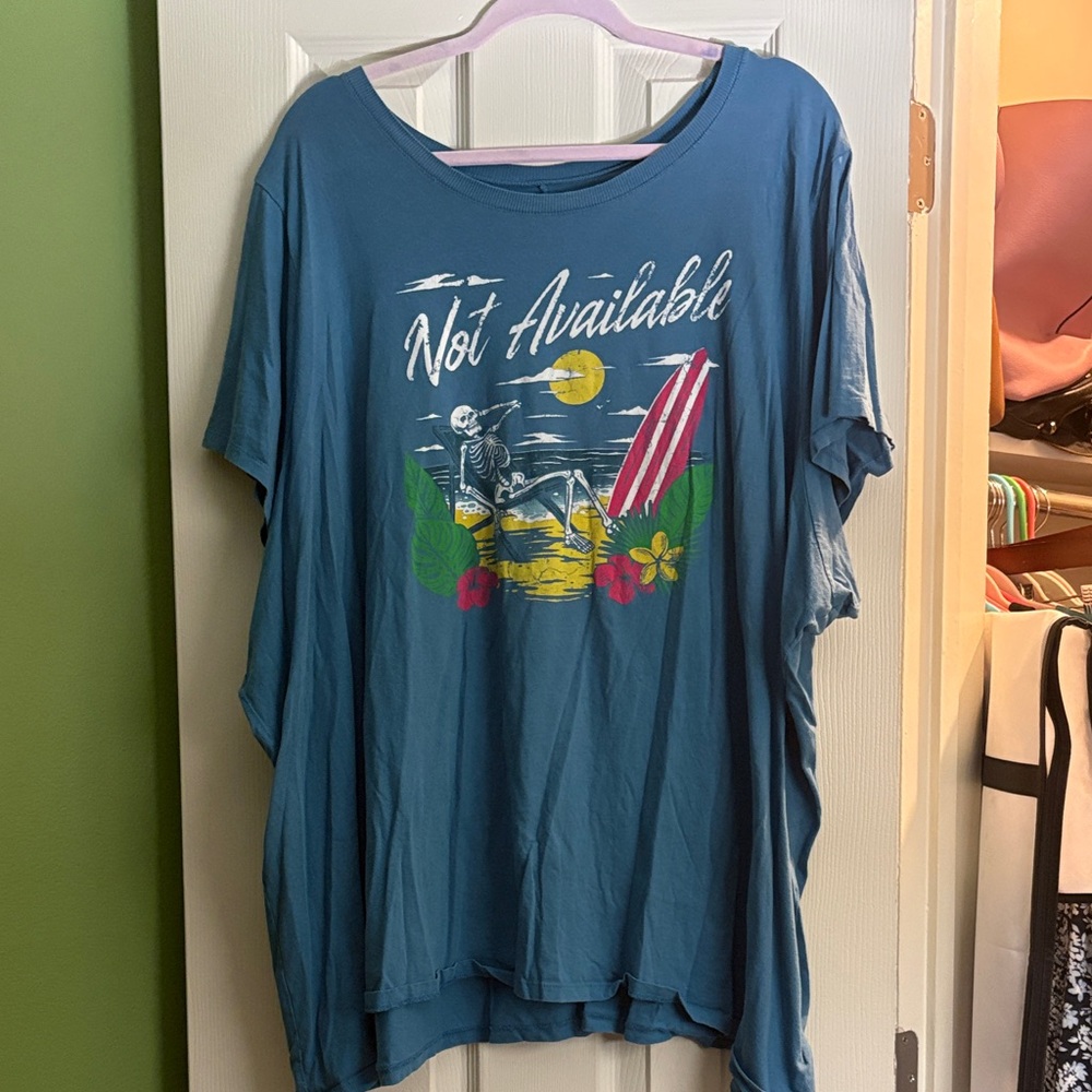 Torrid Vacation Skeleton Tee